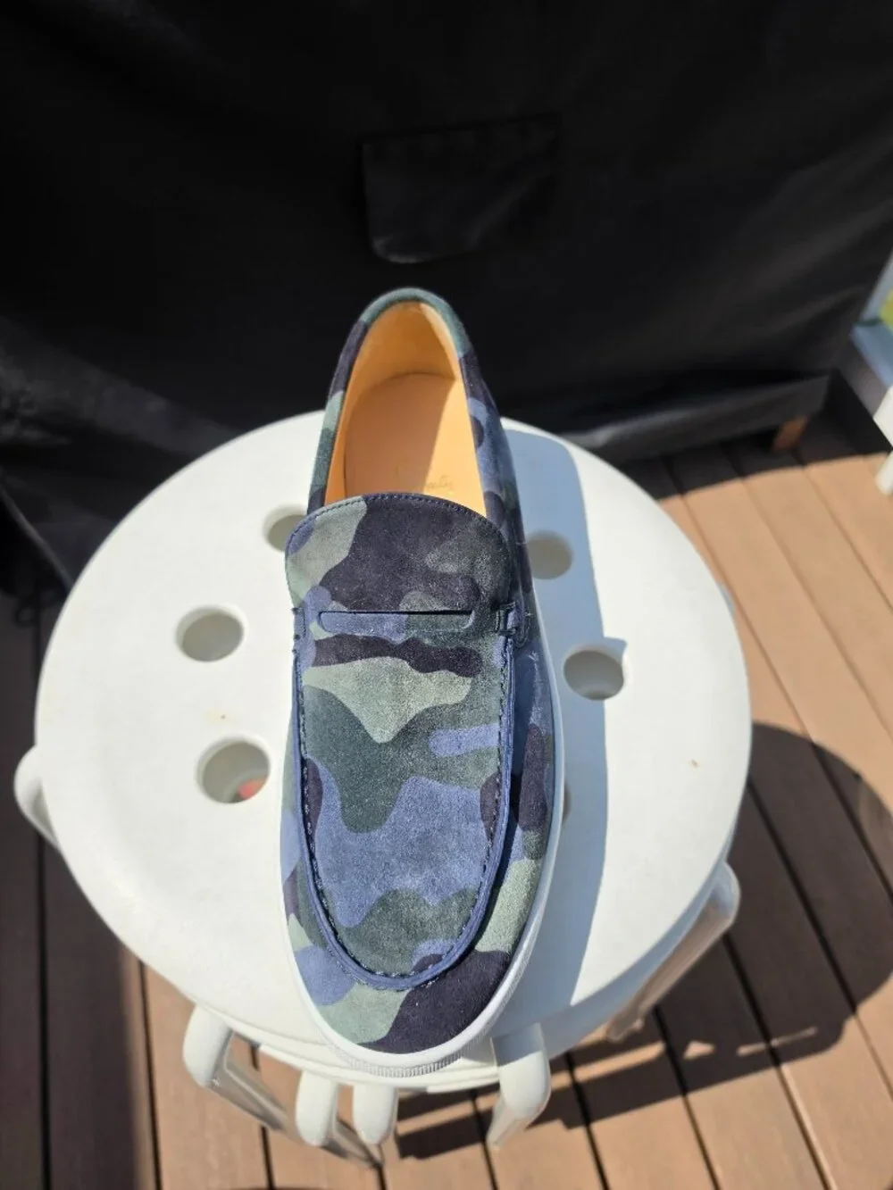 Christian Louboutin Paqueboat Flat 'Multi-Color Camo